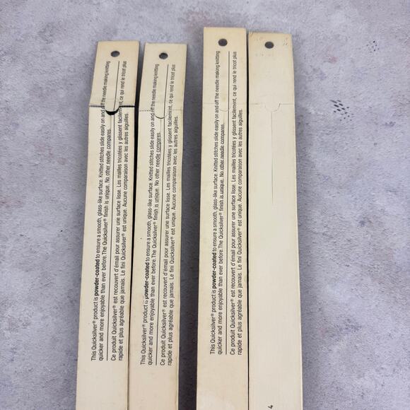 Lot of 4 Packages of Susan Bates Size US 2 NOS One Open Package Q1110 - Picture 3 of 5